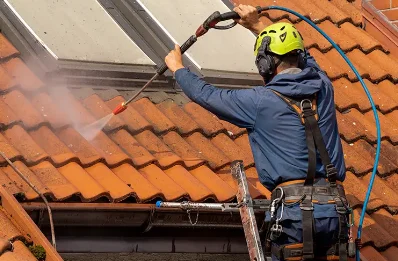Démoussage et hydrofuge de toiture à Adainville